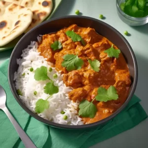 LAMB CURRY (Med Hot) ON BASMATI RICE